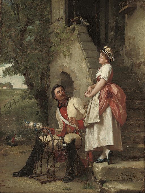 Lekcja wirowania autorstwa Emile Pierre Metzmacher