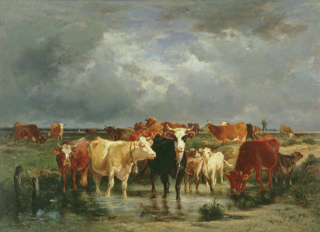 Nadejście burzy autorstwa Emile van Marcke de Lummen