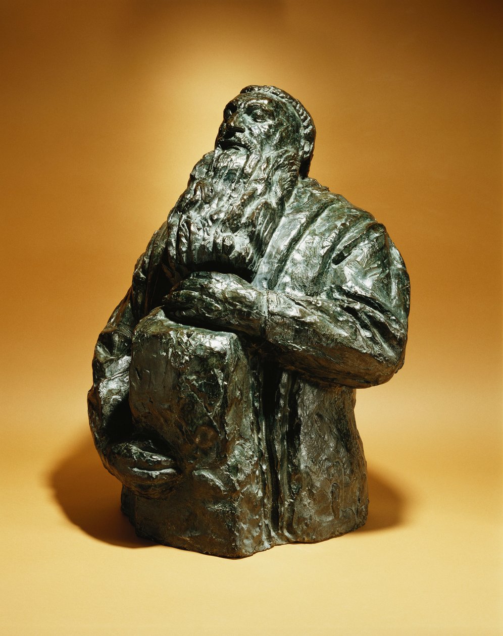 Rodin spogląda wstecz; Rodin pochyla się do tyłu, 1909 autorstwa Emile Antoine Bourdelle