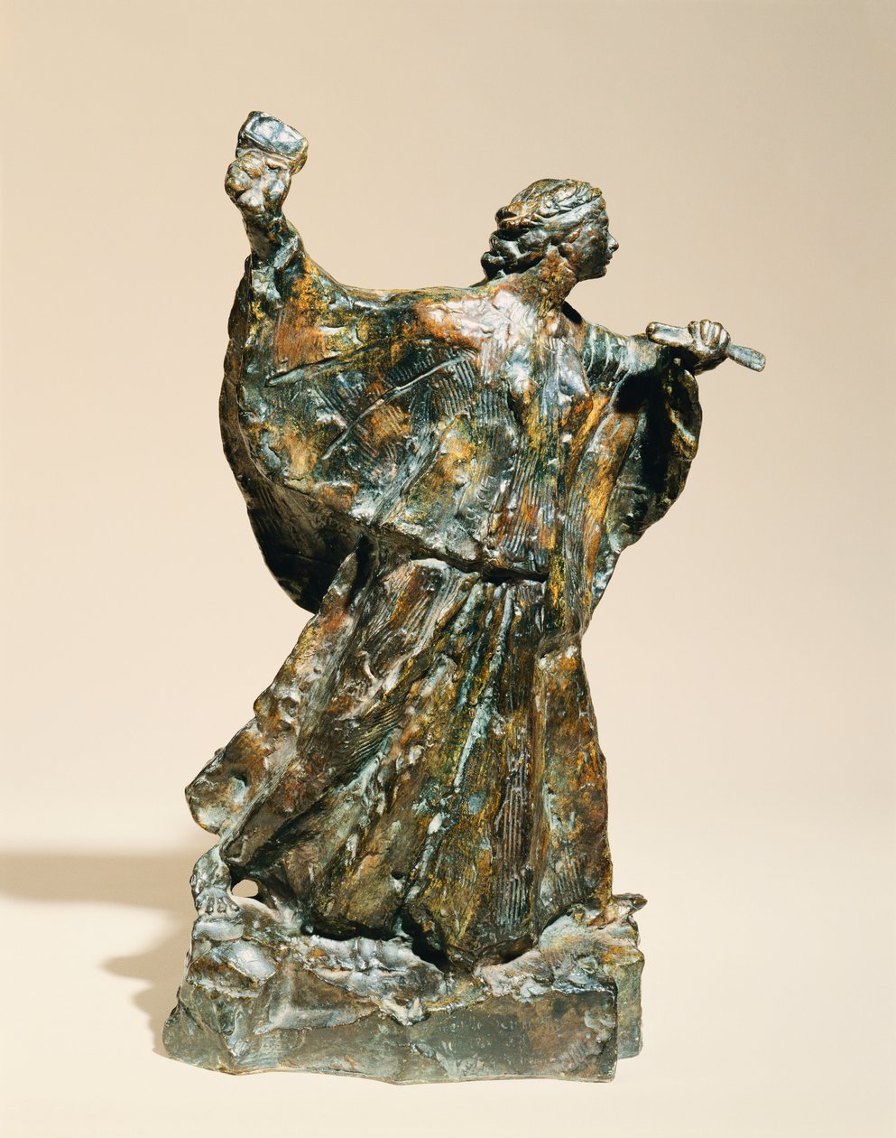 rzeźbiarka w pracy; Rzeźbiarka przy pracy, 1906 autorstwa Emile Antoine Bourdelle