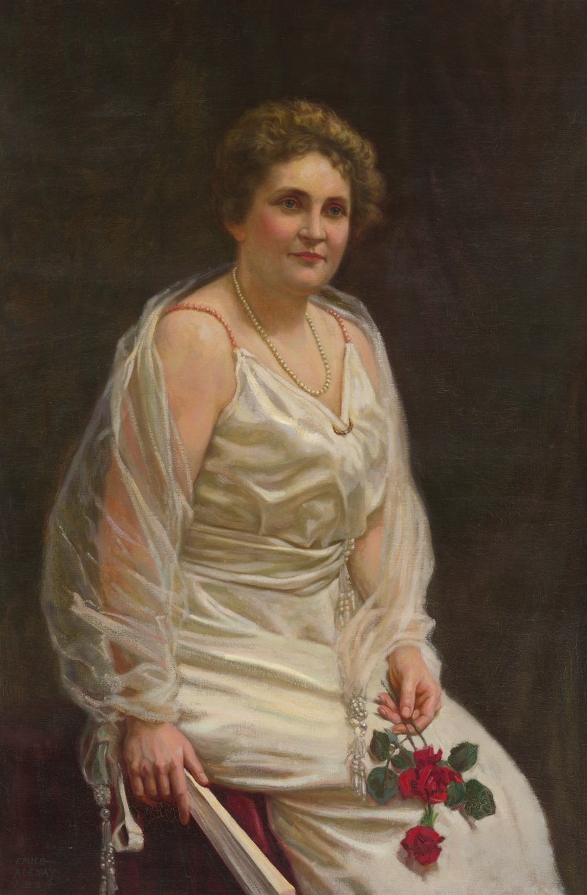 Edith Bolling Galt Wilson, 1924. autorstwa Emile Alexay