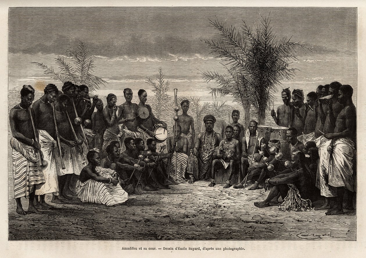 Amadifou, król Assinie (Comptoir francais de Côte d