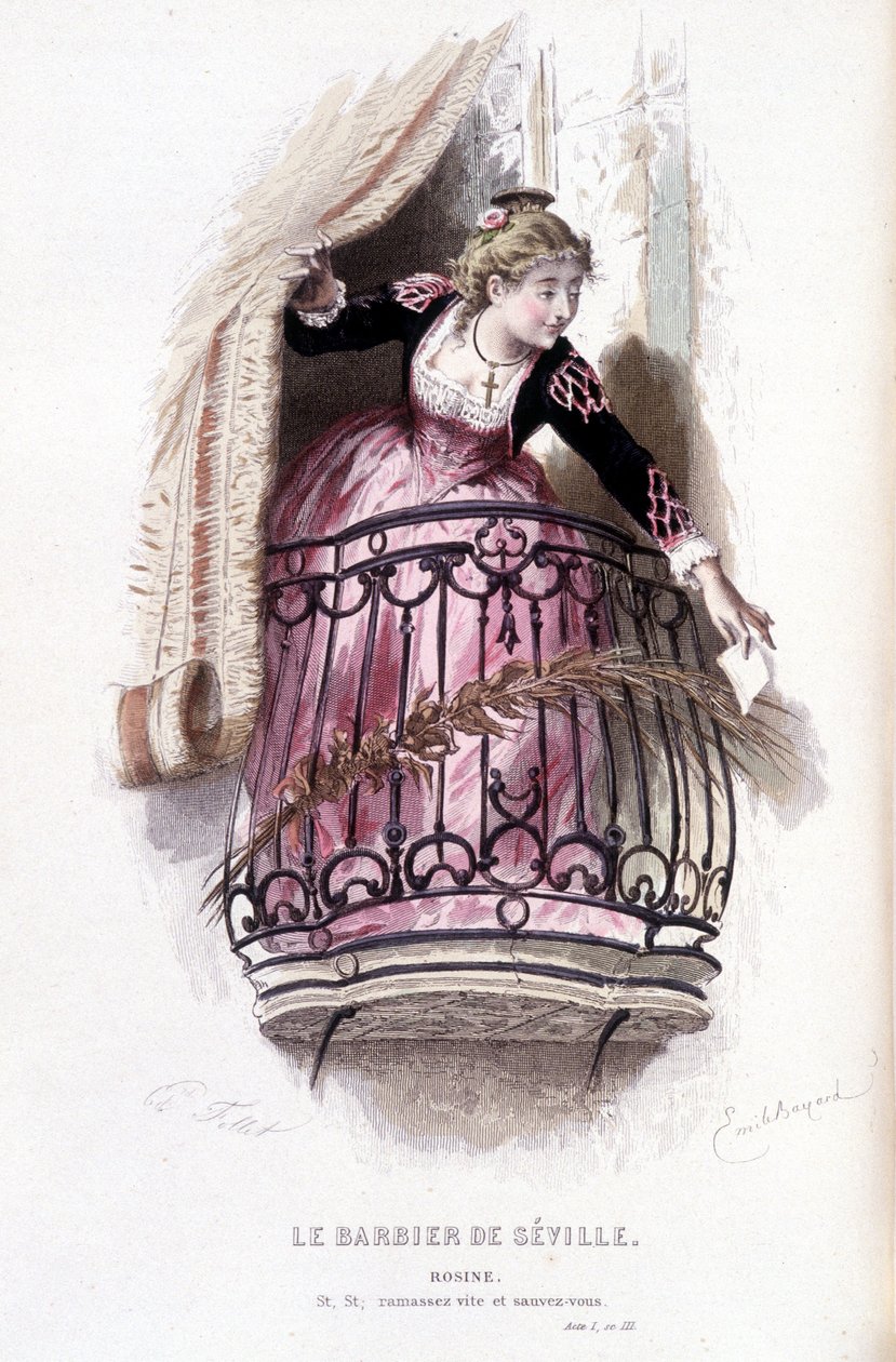 Całe dzieło Beaumarchais (1732-1799) Edouarda Fourniera. rysunek Emile