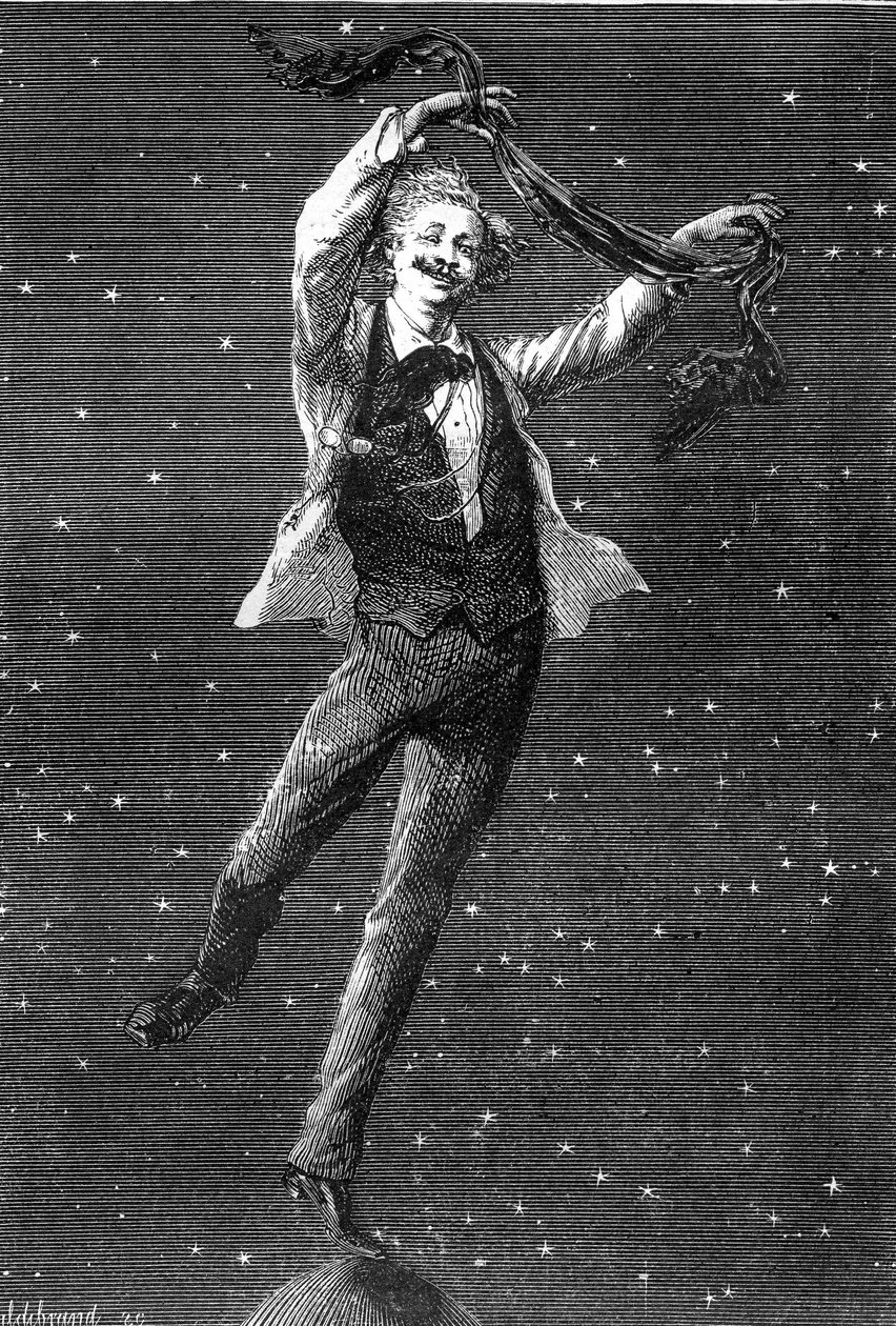 Ilustracja do powieści Julesa Verne