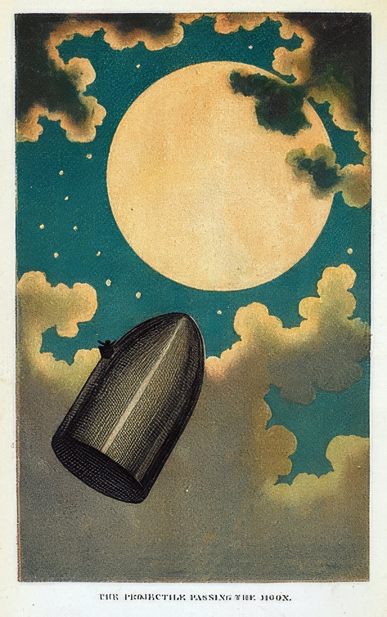 Ilustracja do książki Juliusza Verne