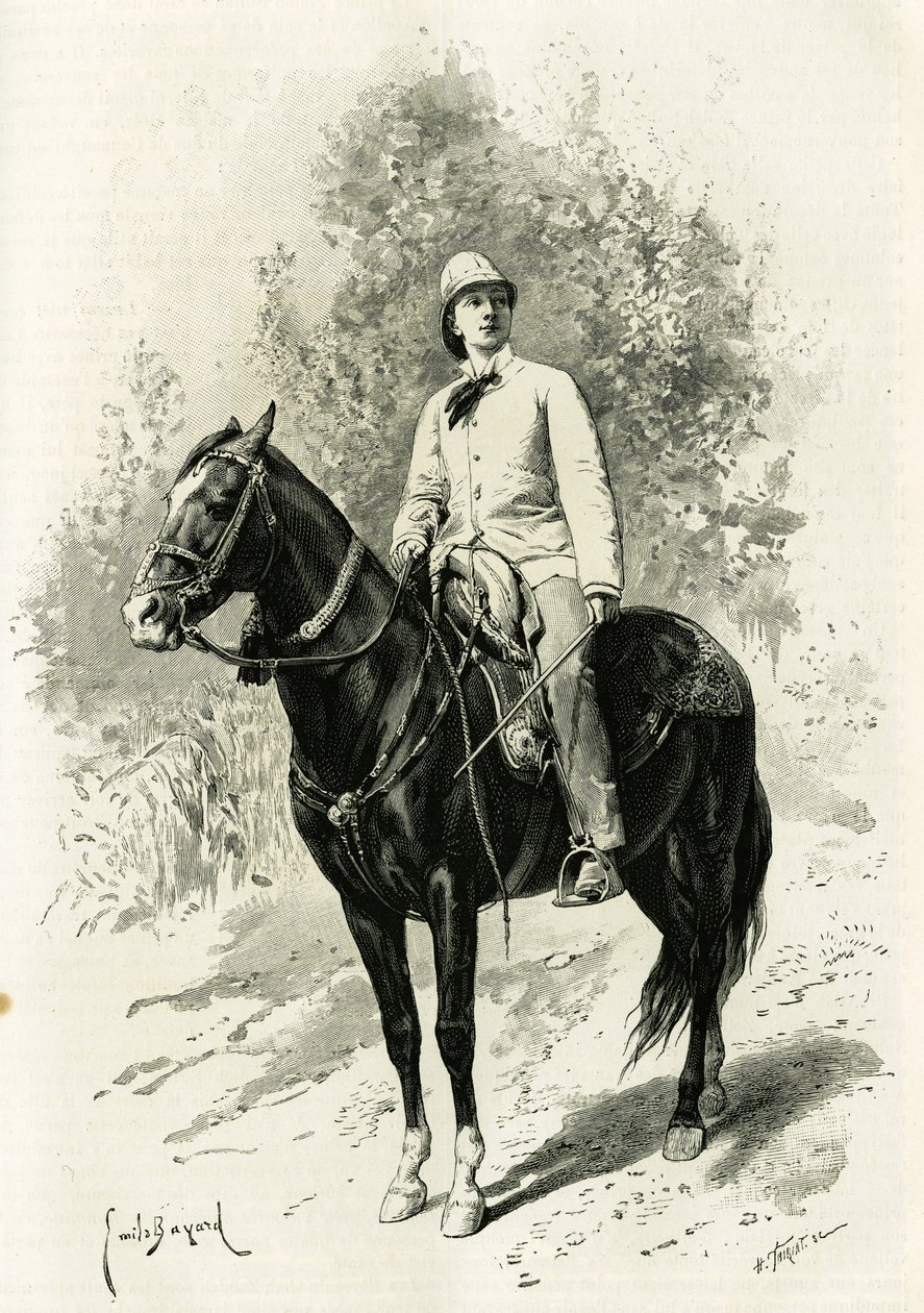 Portret Jane Dieulafoy (z domu Magre autorstwa Emile Antoine Bayard