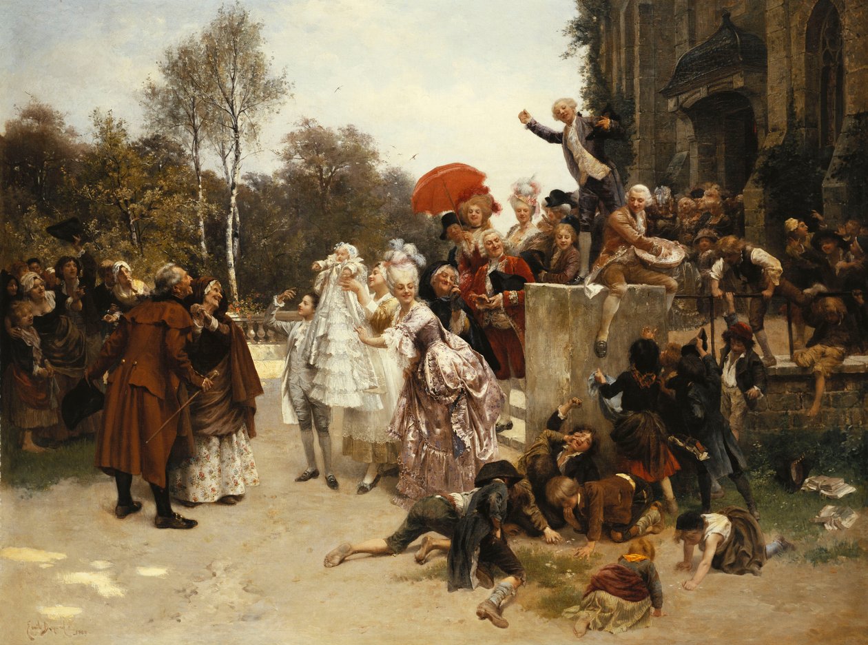 Chrzest, 1863 autorstwa Emile Antoine Bayard