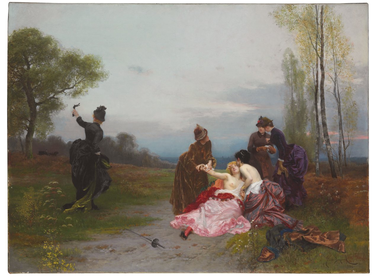 Pojednanie, 1884 autorstwa Emile Antoine Bayard