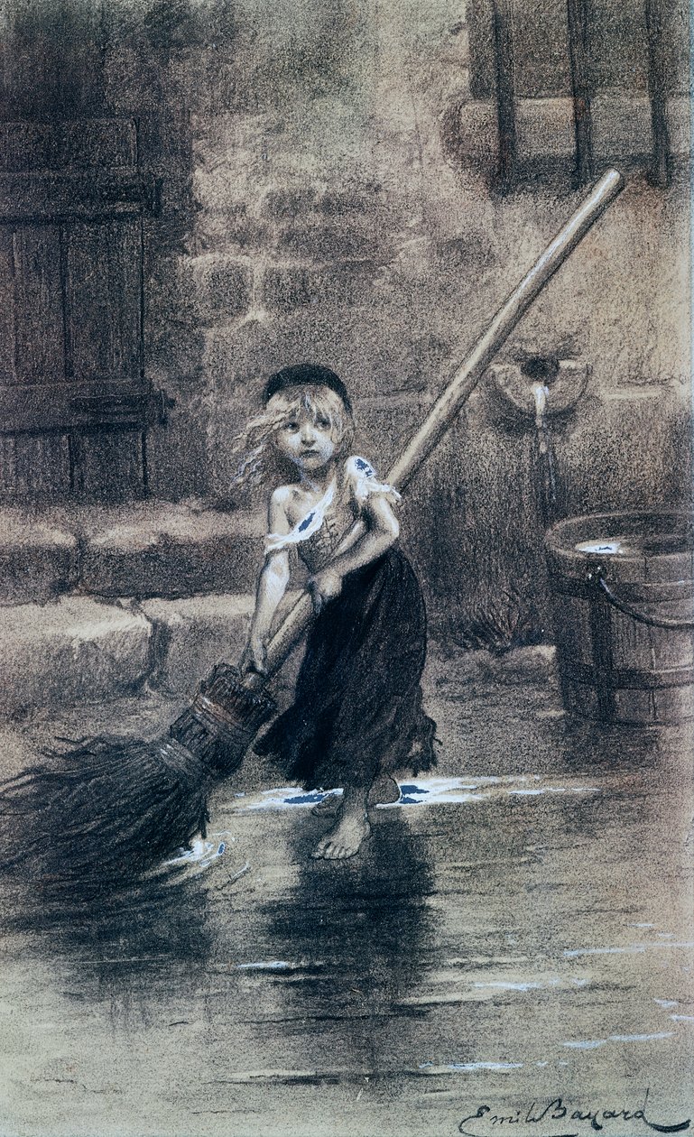 Młoda Cozeta autorstwa Emile Antoine Bayard