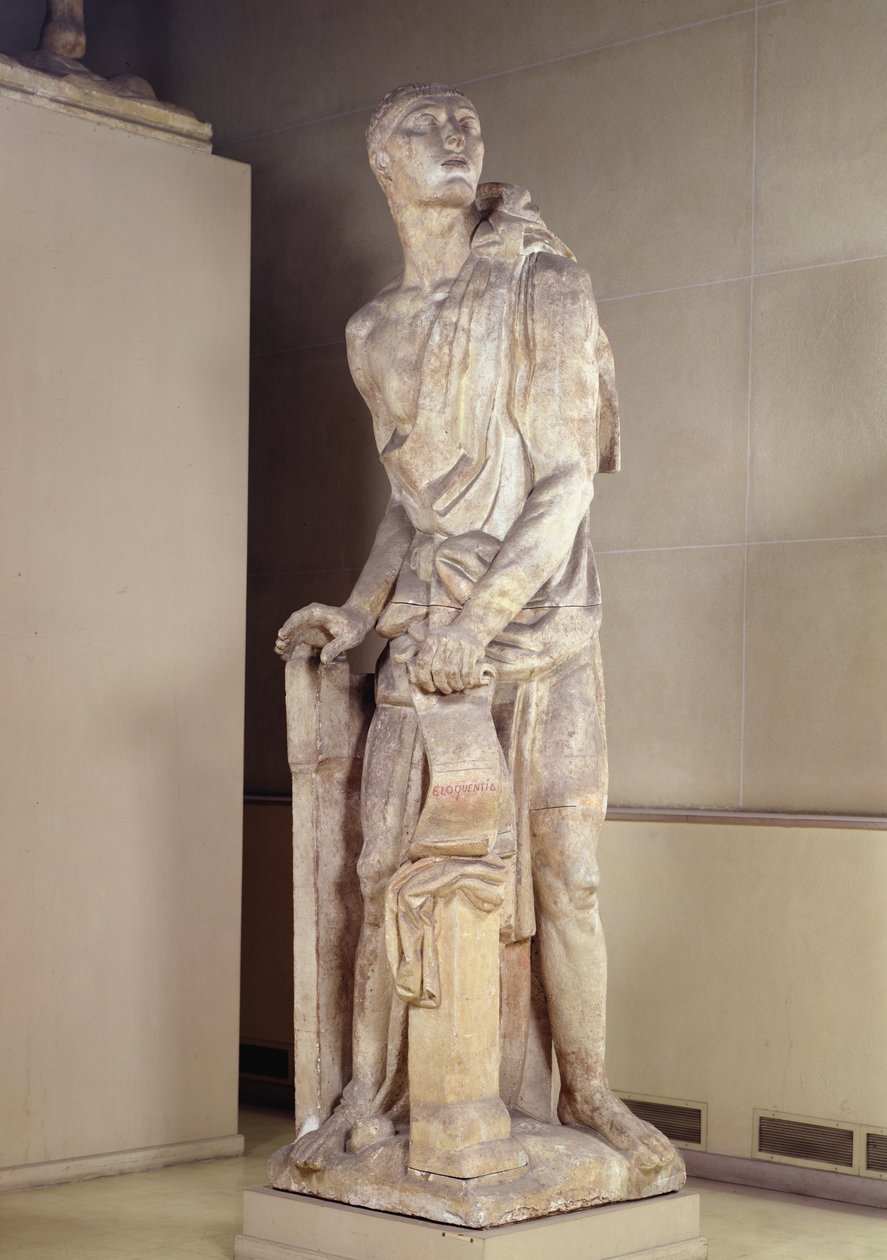 Elokwencja, wzór pomnika generała Carlosa Marii de Alvear (1788-1852) (tynk) autorstwa Emile Antoine Bourdelle