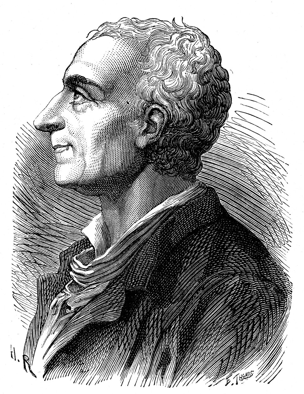 Portret Monteskiusza autorstwa Émile Bayard