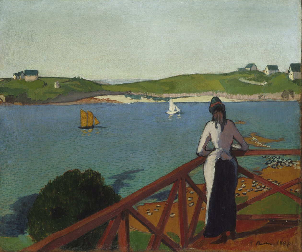 Popołudnie w Saint-Briac, 1887 autorstwa Emile Bernard