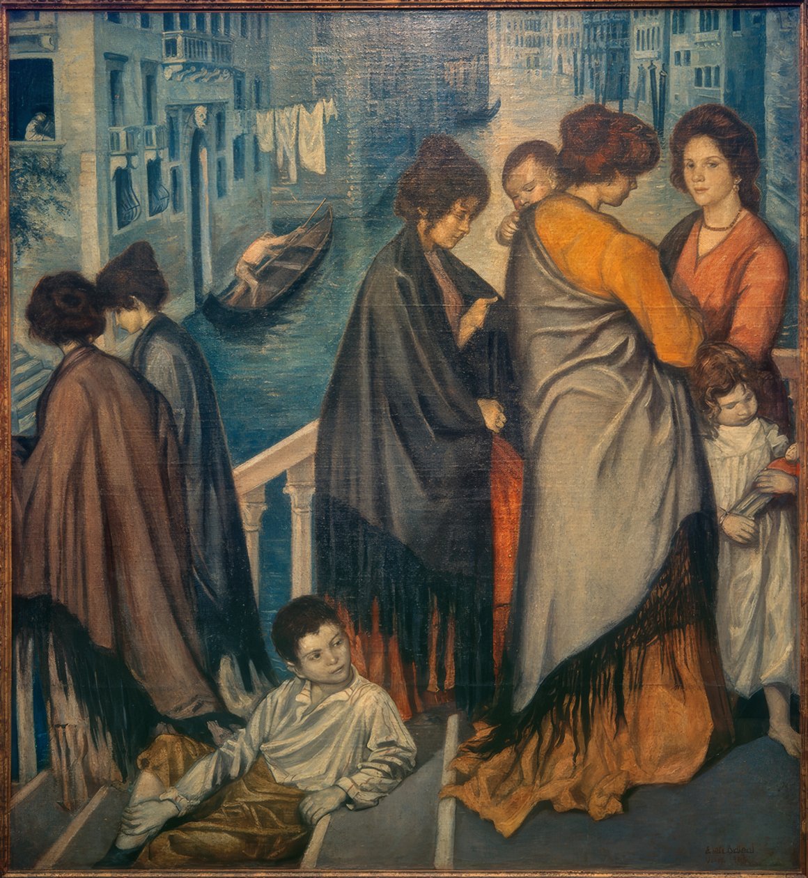Na moście w Wenecji autorstwa Emile Bernard