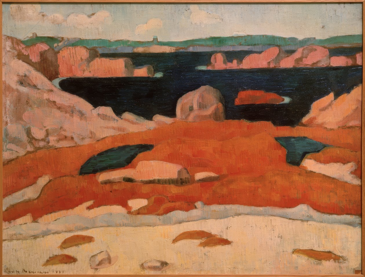 Dzikie morze, Saint-Briac autorstwa Emile Bernard