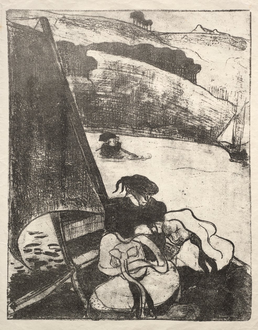Les Bretonneries: Powrót z pielgrzymki autorstwa Emile Bernard