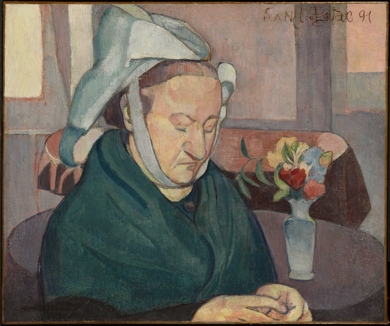 Portret Madame Lemasson autorstwa Emile Bernard
