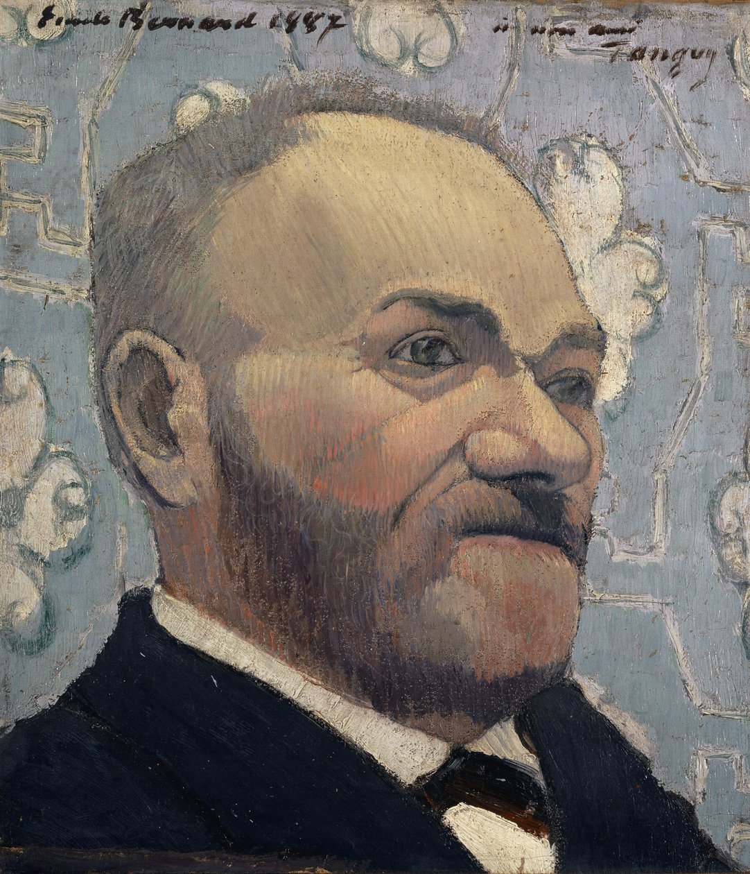 Portret ojca Tanguy, 1887 autorstwa Emile Bernard