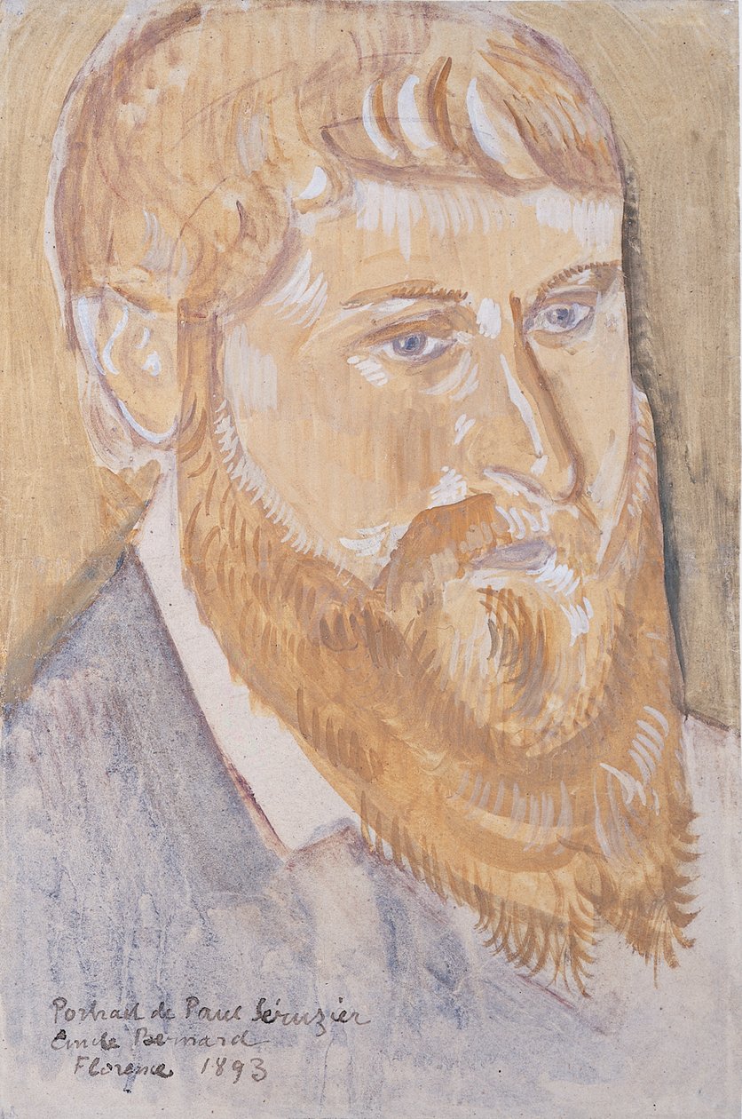 Portret Paula Serusiera, 1893 autorstwa Emile Bernard