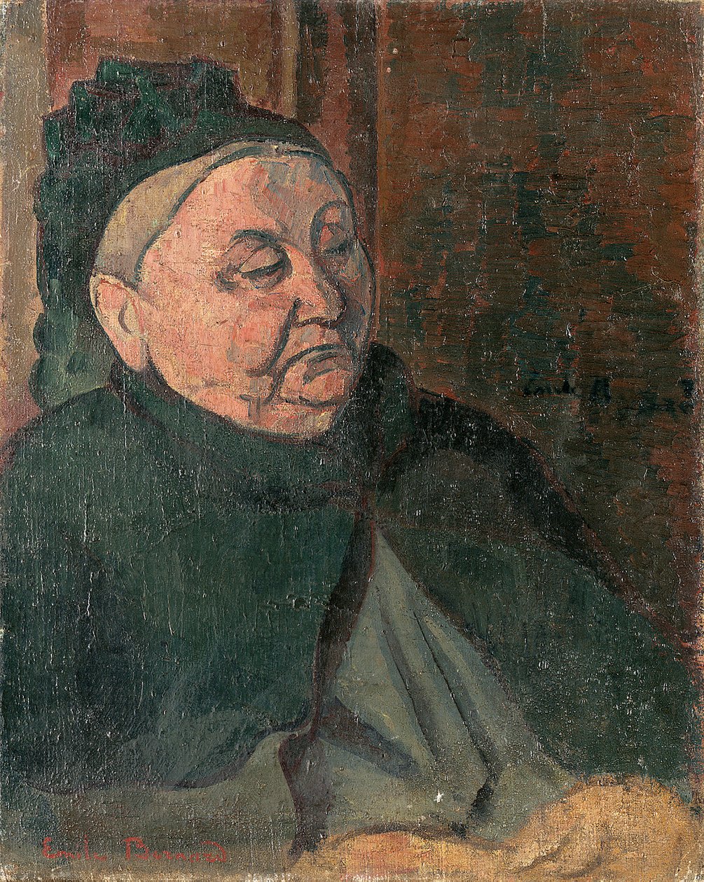 Portret babci artysty, 1887 autorstwa Emile Bernard