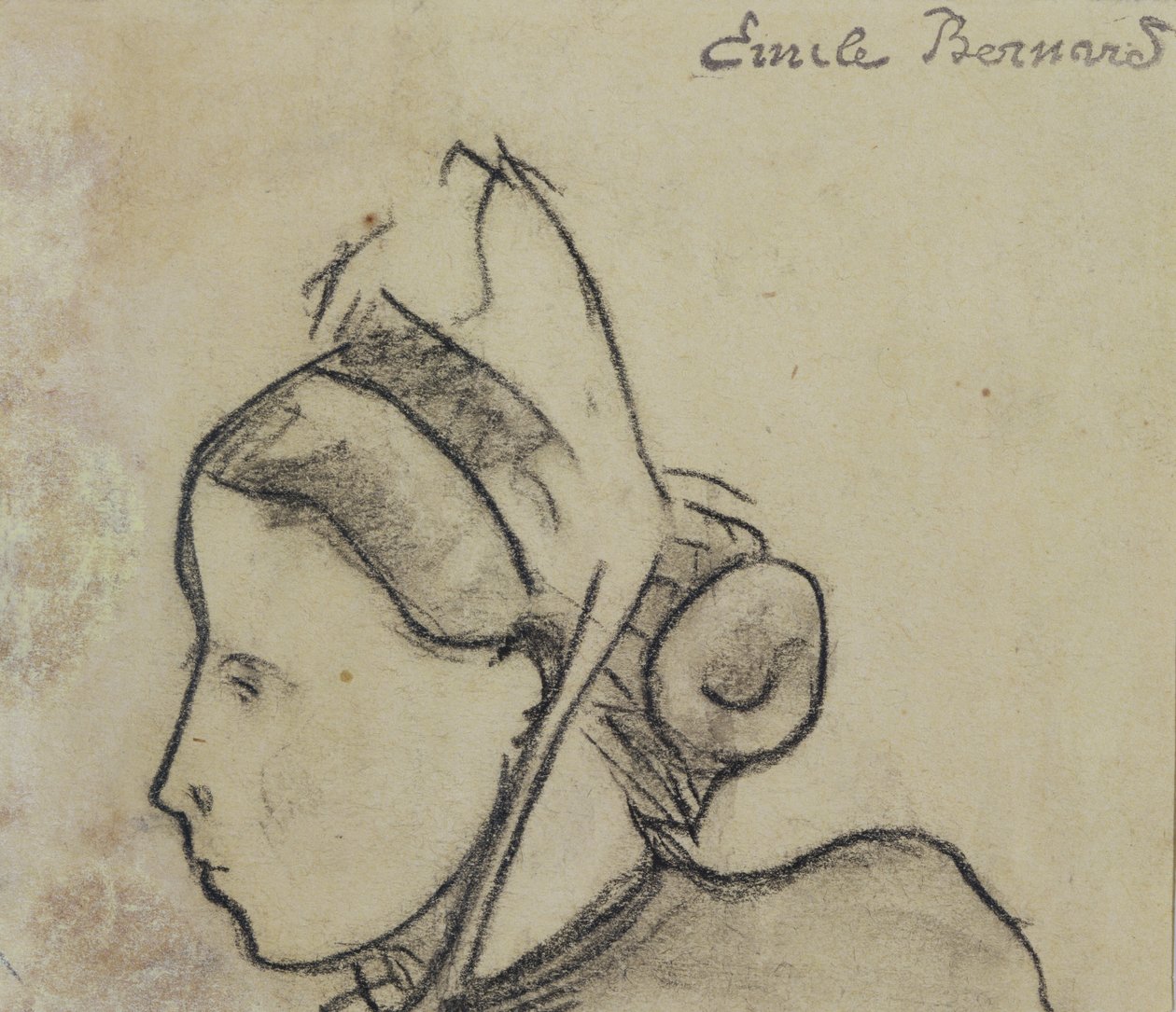 Studium kobiety bretońskiej autorstwa Emile Bernard