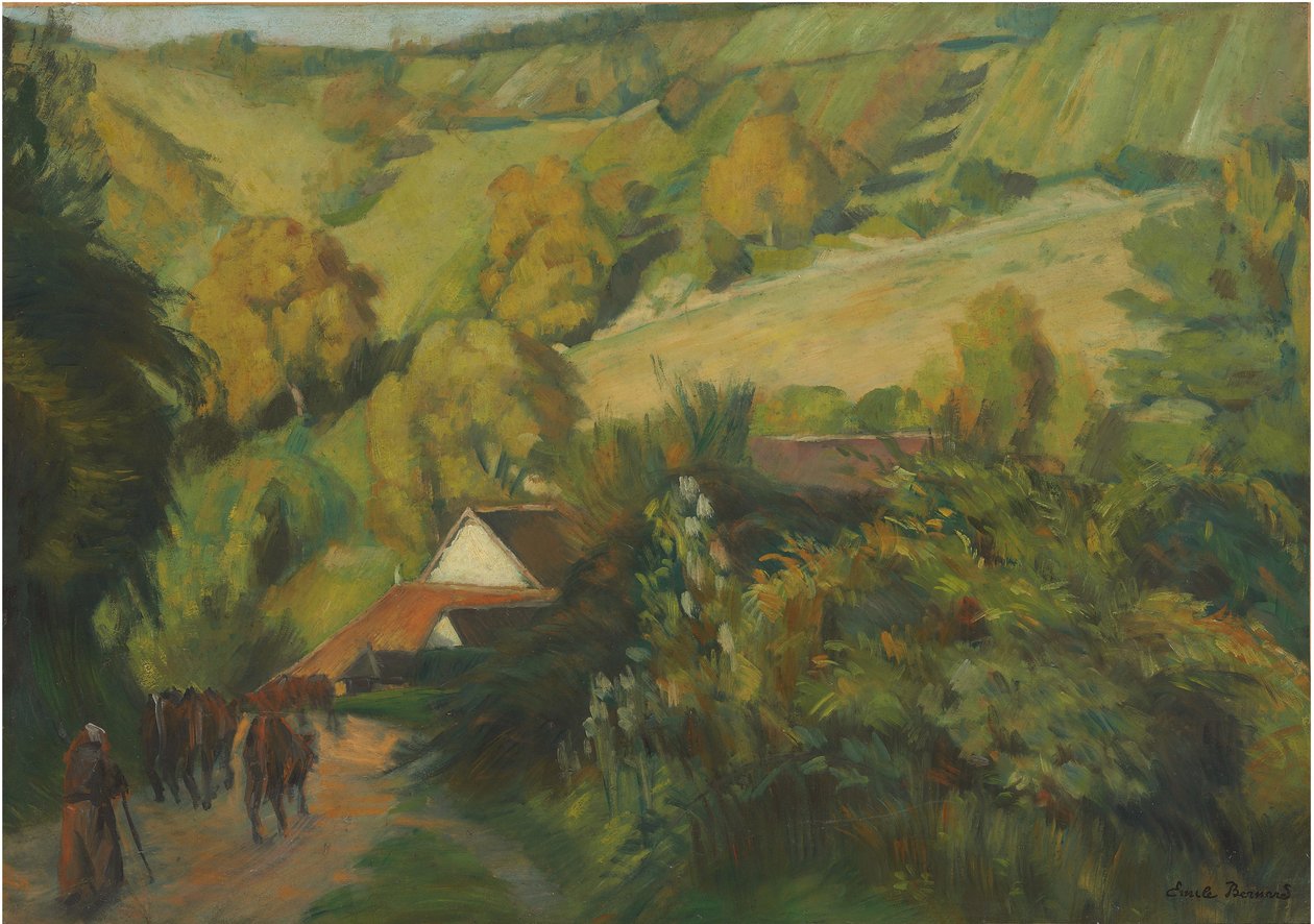 Zejście na Molosy, 1907 autorstwa Emile Bernard