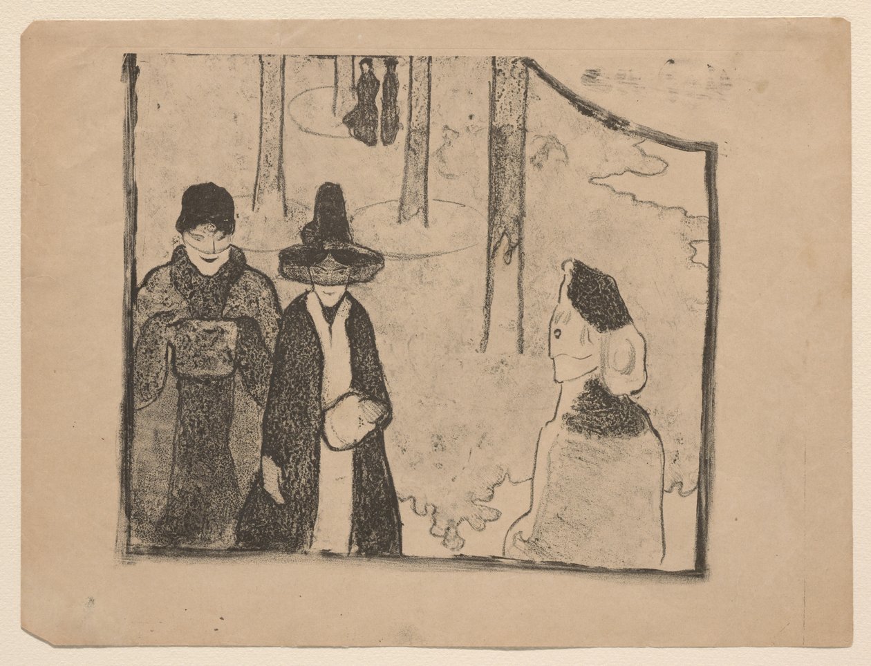 Spacer autorstwa Emile Bernard
