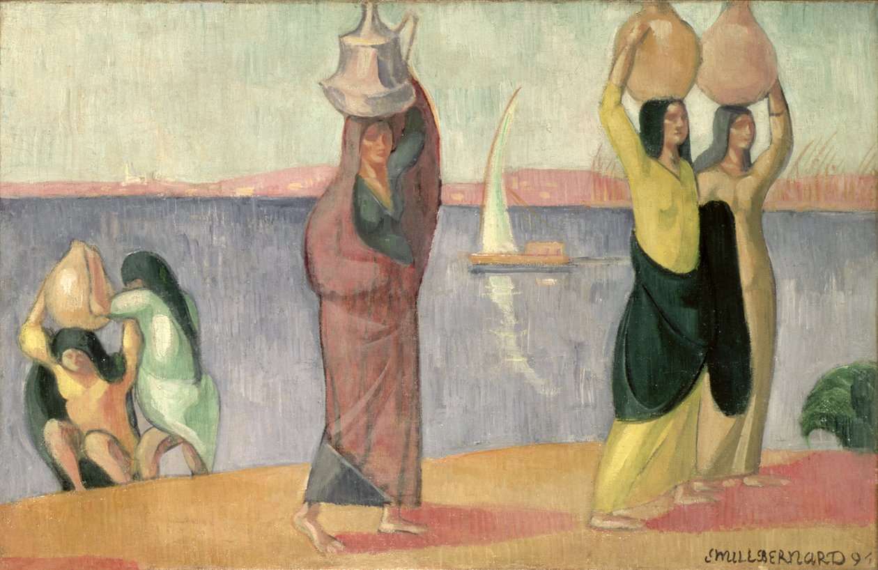 Niosący wodę, 1894 autorstwa Emile Bernard