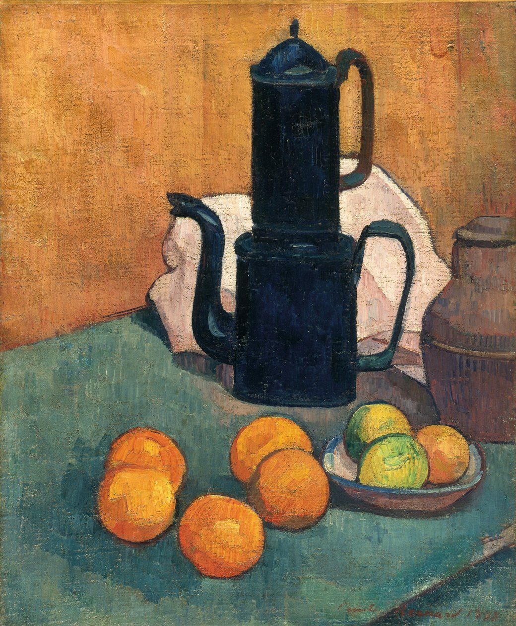 Niebieski dzbanek do kawy autorstwa Emile Bernard
