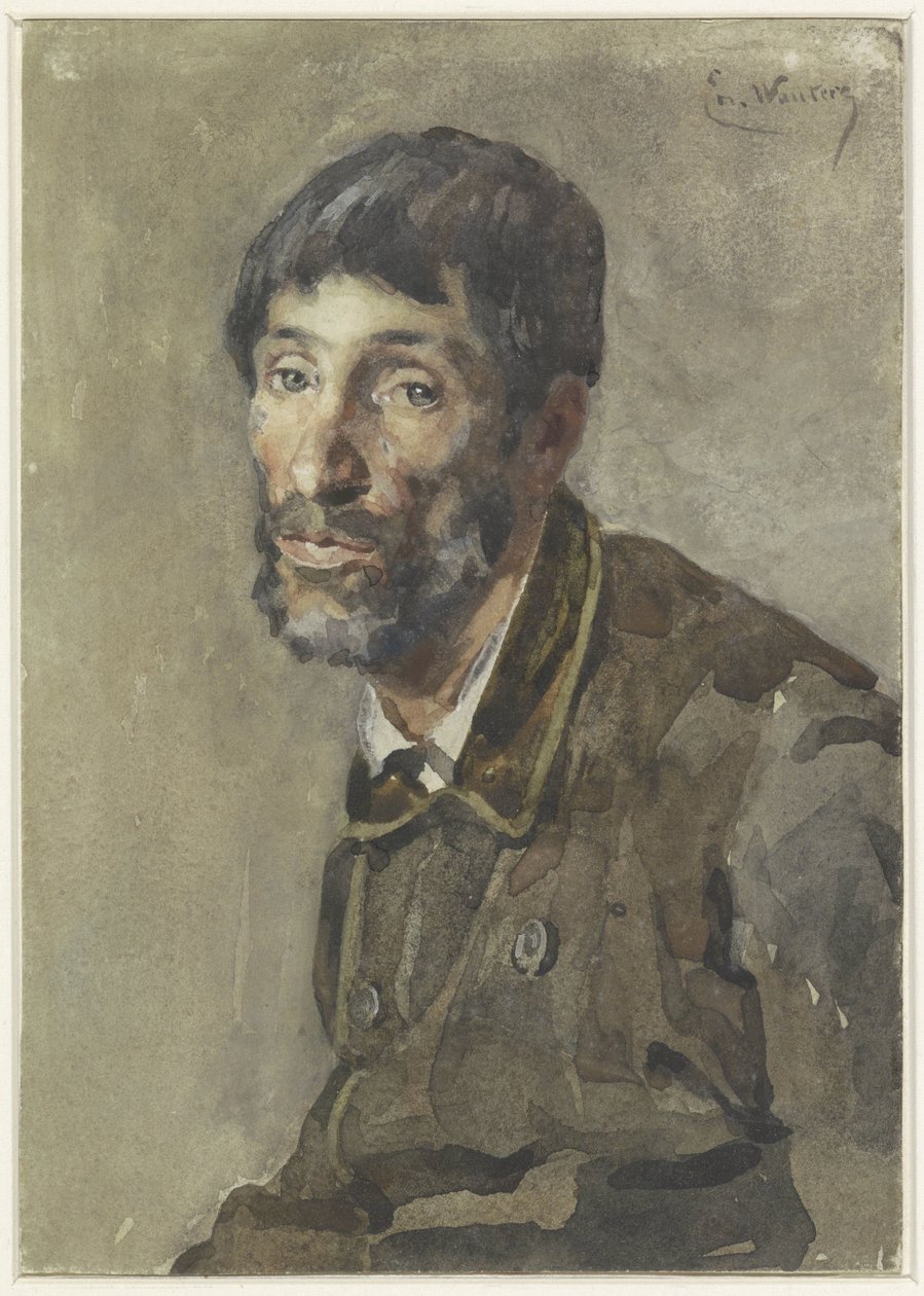 Portret mężczyzny autorstwa Emile Charles Wauters