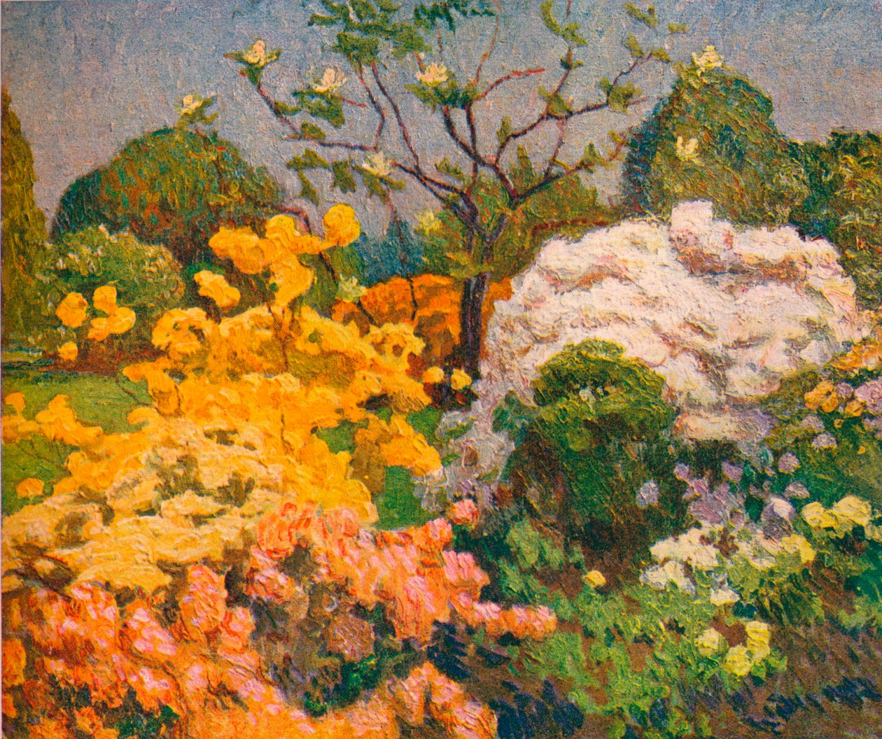 Azalia, ogrody Kew, c1914 autorstwa Emile Claus