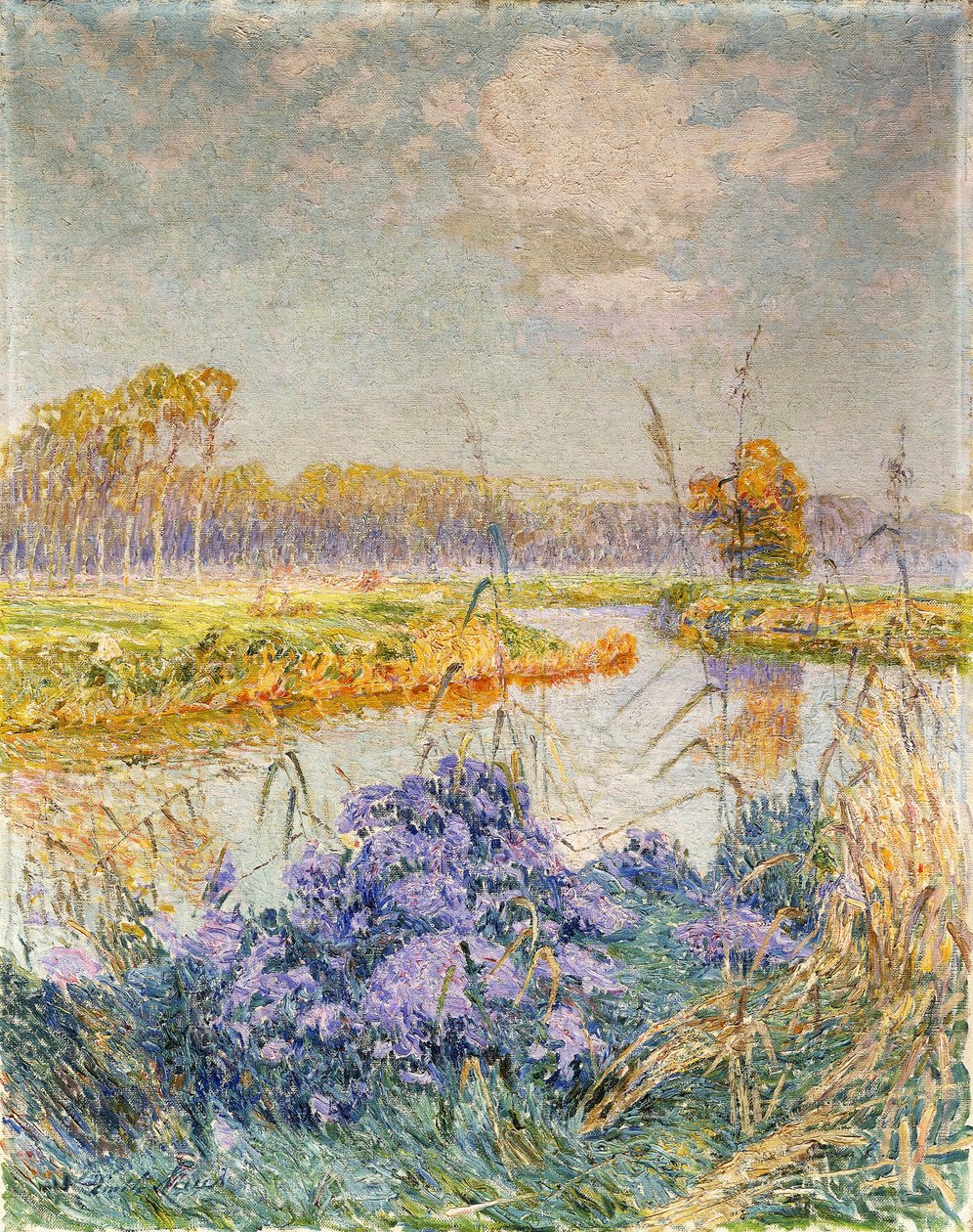 La Lys - De Leie, ur. 1902 autorstwa Emile Claus