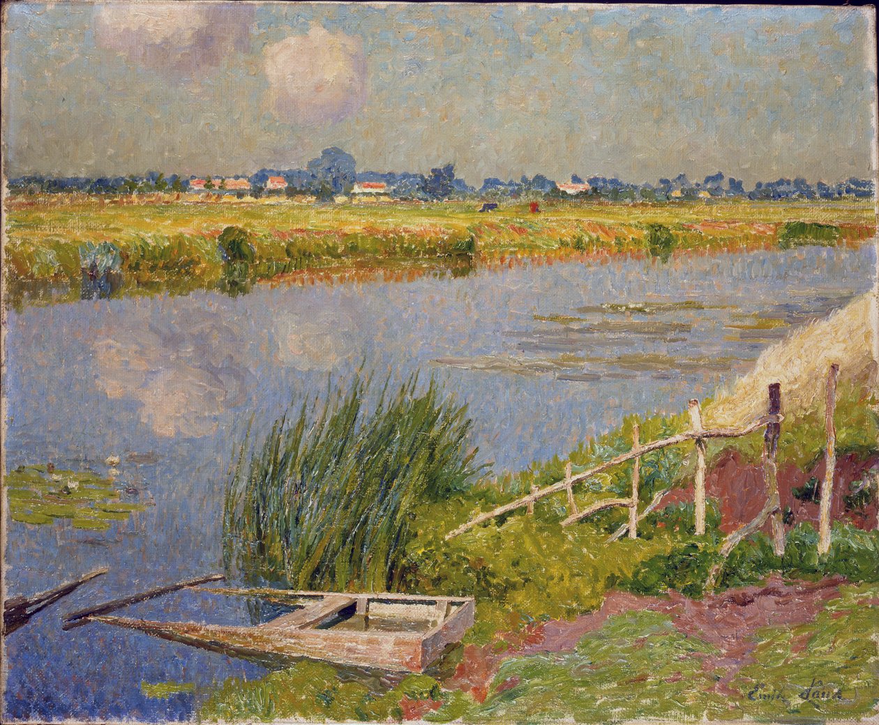 Banki lilii, 1912 autorstwa Emile Claus