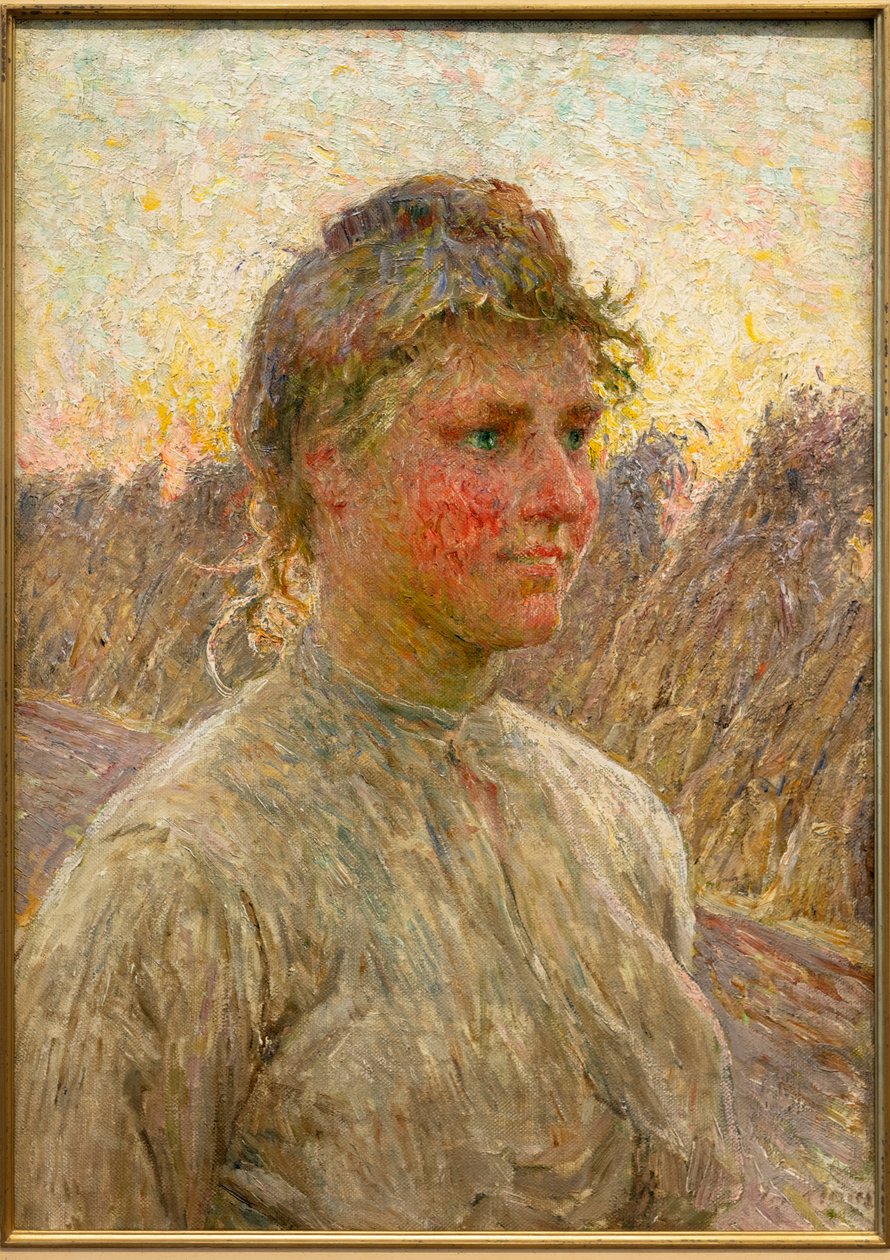 Żona młodego farmera autorstwa Emile Claus