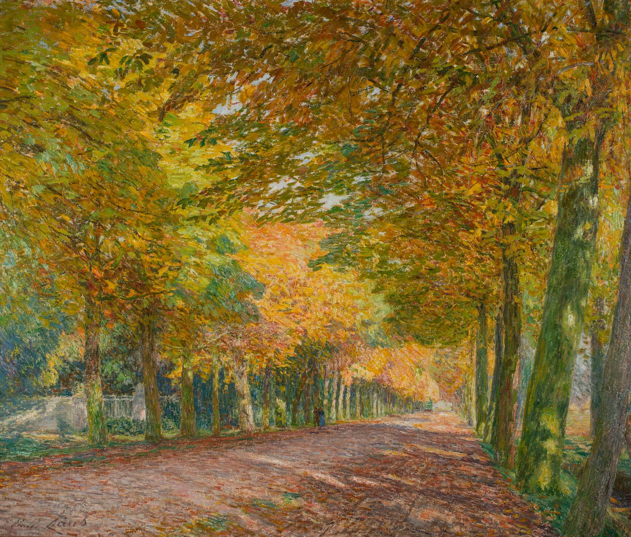 Słoneczna aleja autorstwa Emile Claus