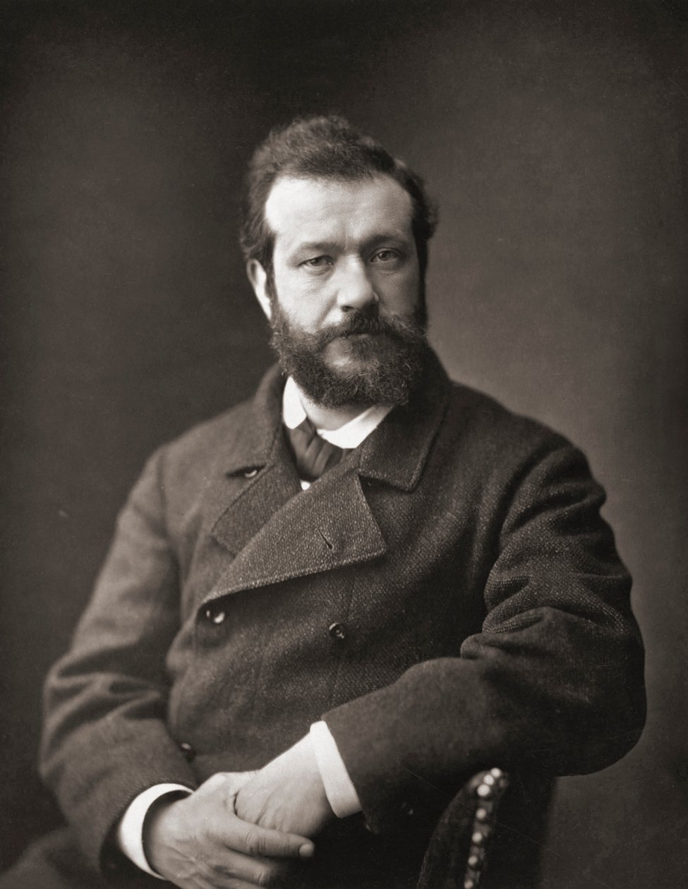 Feliksa Henri Bracquemonda. Portret. autorstwa Emile Courtin