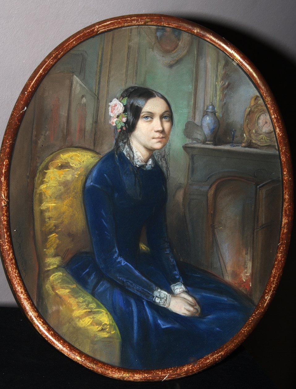 Portret Dahlii Poletica, 1848 autorstwa Emile Francois Dessain
