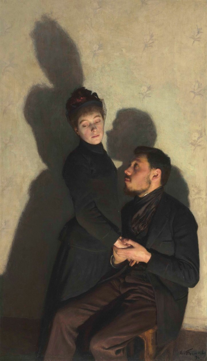 Rzuć cienie, 1891. autorstwa Emile Friant