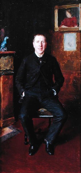 Portret Ernesta Coquelina (1848-1909) 1889 autorstwa Emile Friant