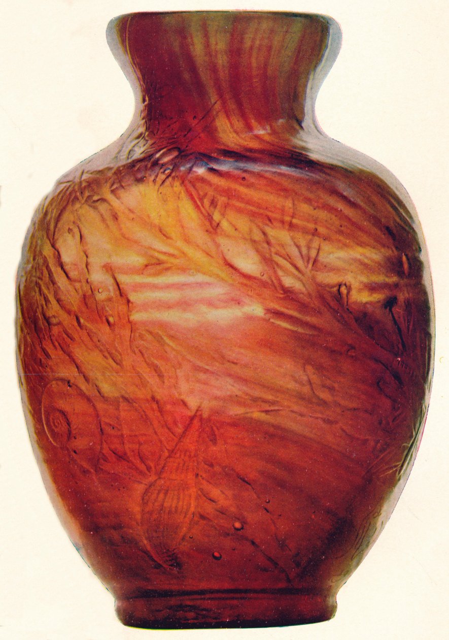Szklany wazon E. Galle, c1846-1903, 1903 autorstwa Emile Galle