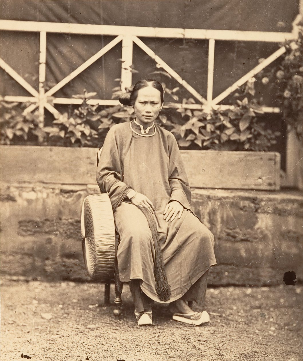 Annamitka, Sajgon, Cochinchina, 1866. autorstwa Emile Gsell