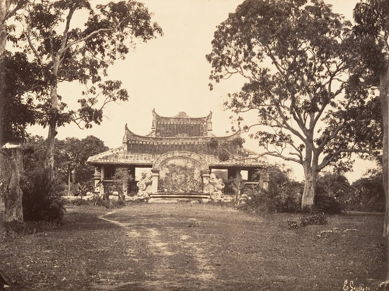 Grób biskupa Adran, 1866. autorstwa Emile Gsell