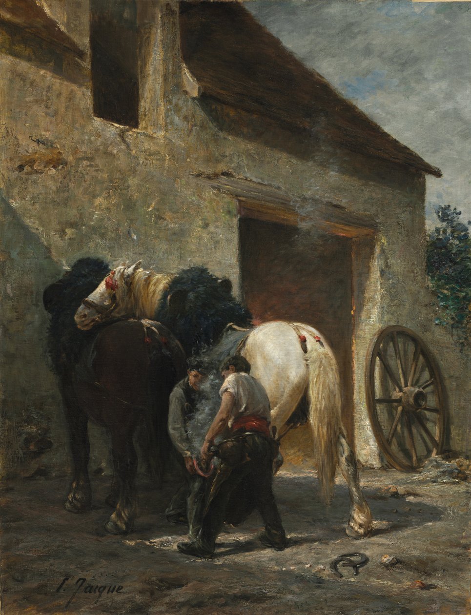 Kowale autorstwa Émile Jacque