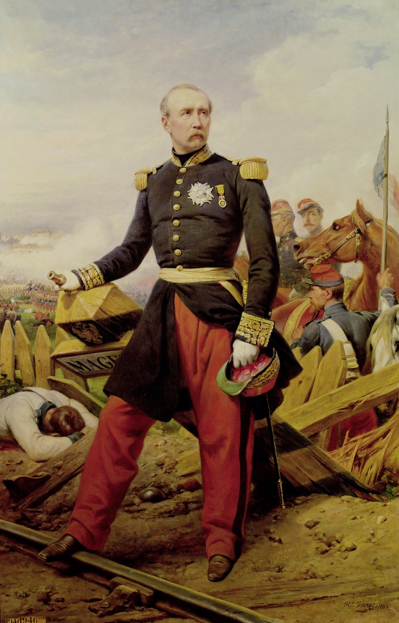 Hrabia Maurice de MacMahon (1808-93), 1860 autorstwa Emile Jean Horace Vernet