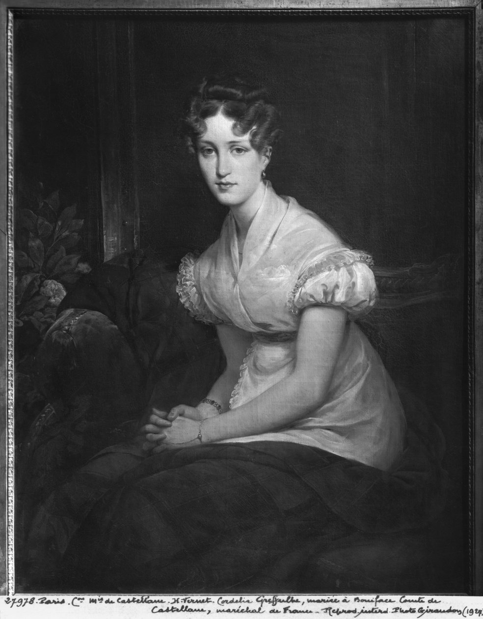 Kordelia Greffulhe autorstwa Emile Jean Horace Vernet