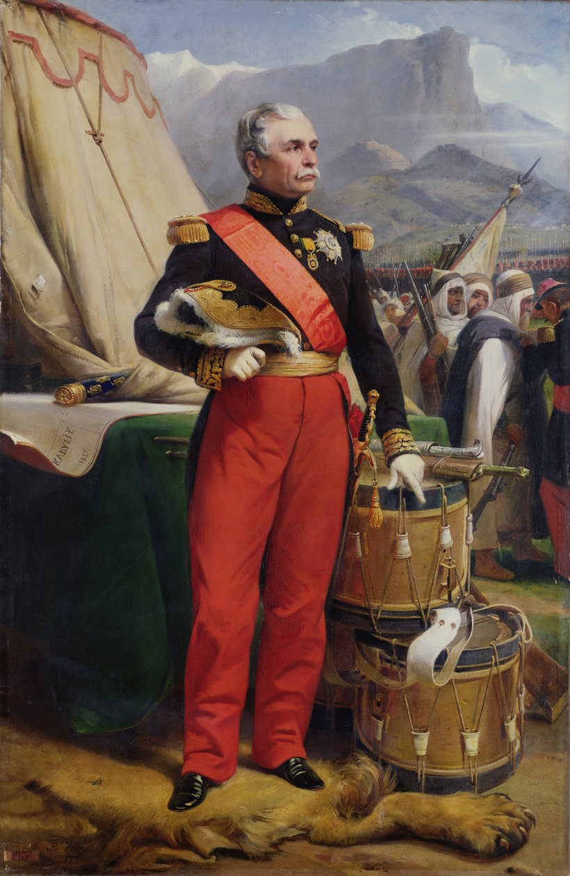 Hrabia Jacques-Louis-Cesar-Alexandre de Randon (1795-1871) Marszałek Francji, 1857 autorstwa Emile Jean Horace Vernet