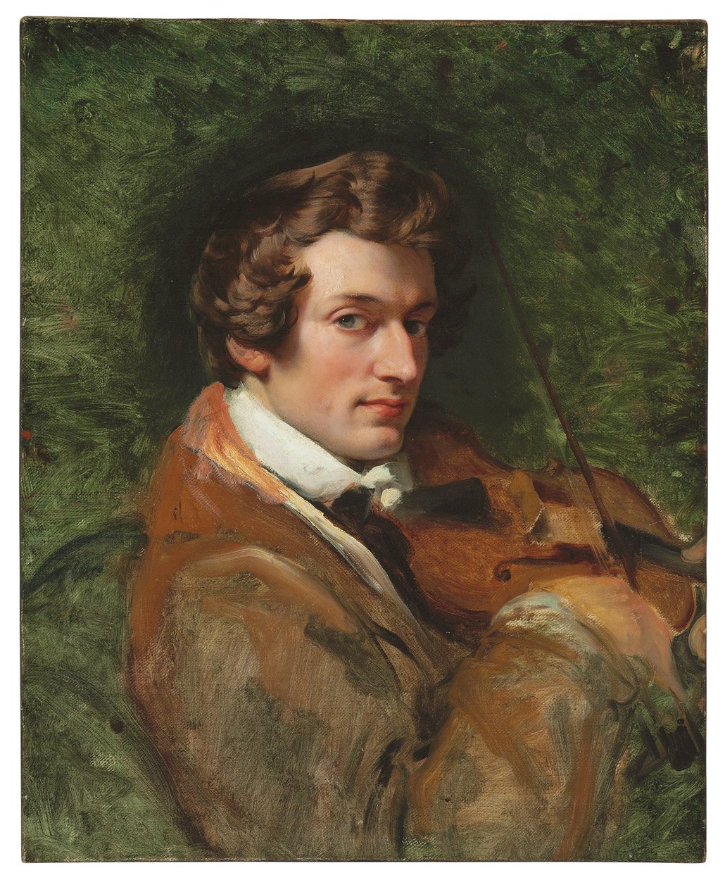 Portret Karola Augusta de Bériot autorstwa Emile Jean Horace Vernet