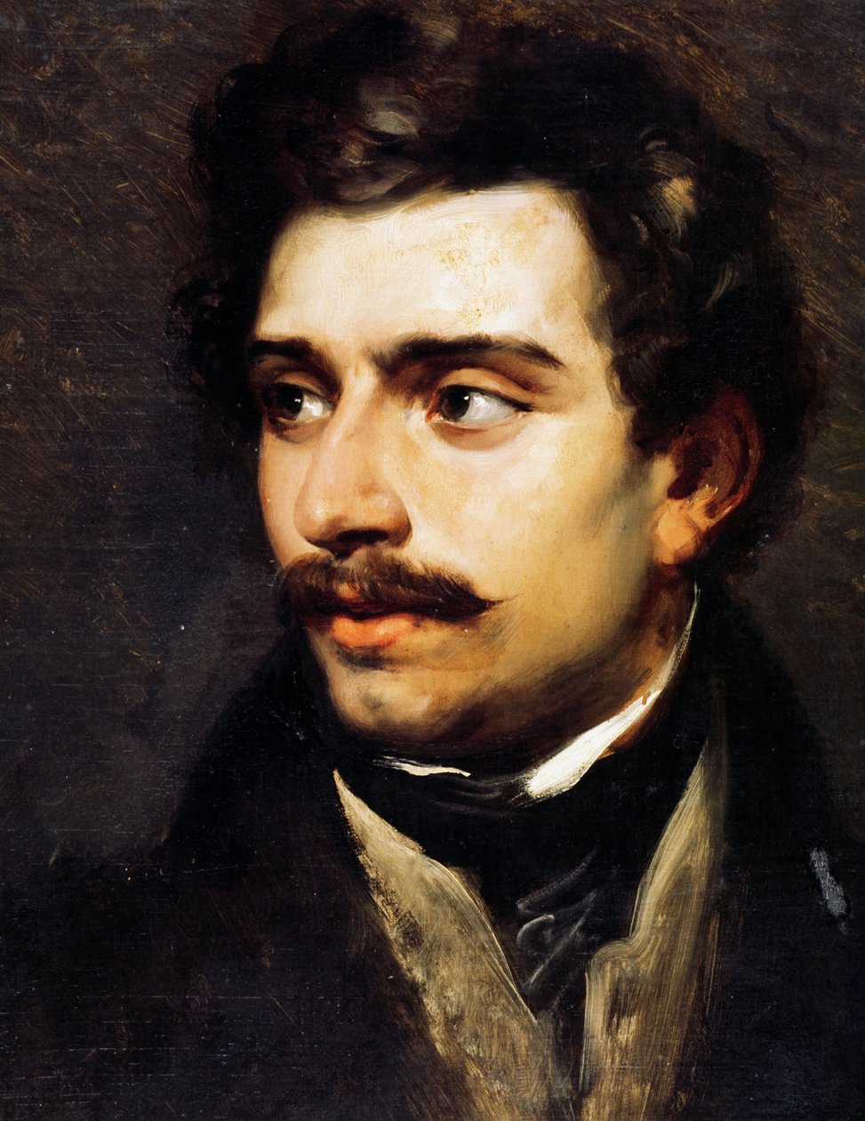 Portret Federico Ricciego (Neapol autorstwa Emile Jean Horace Vernet