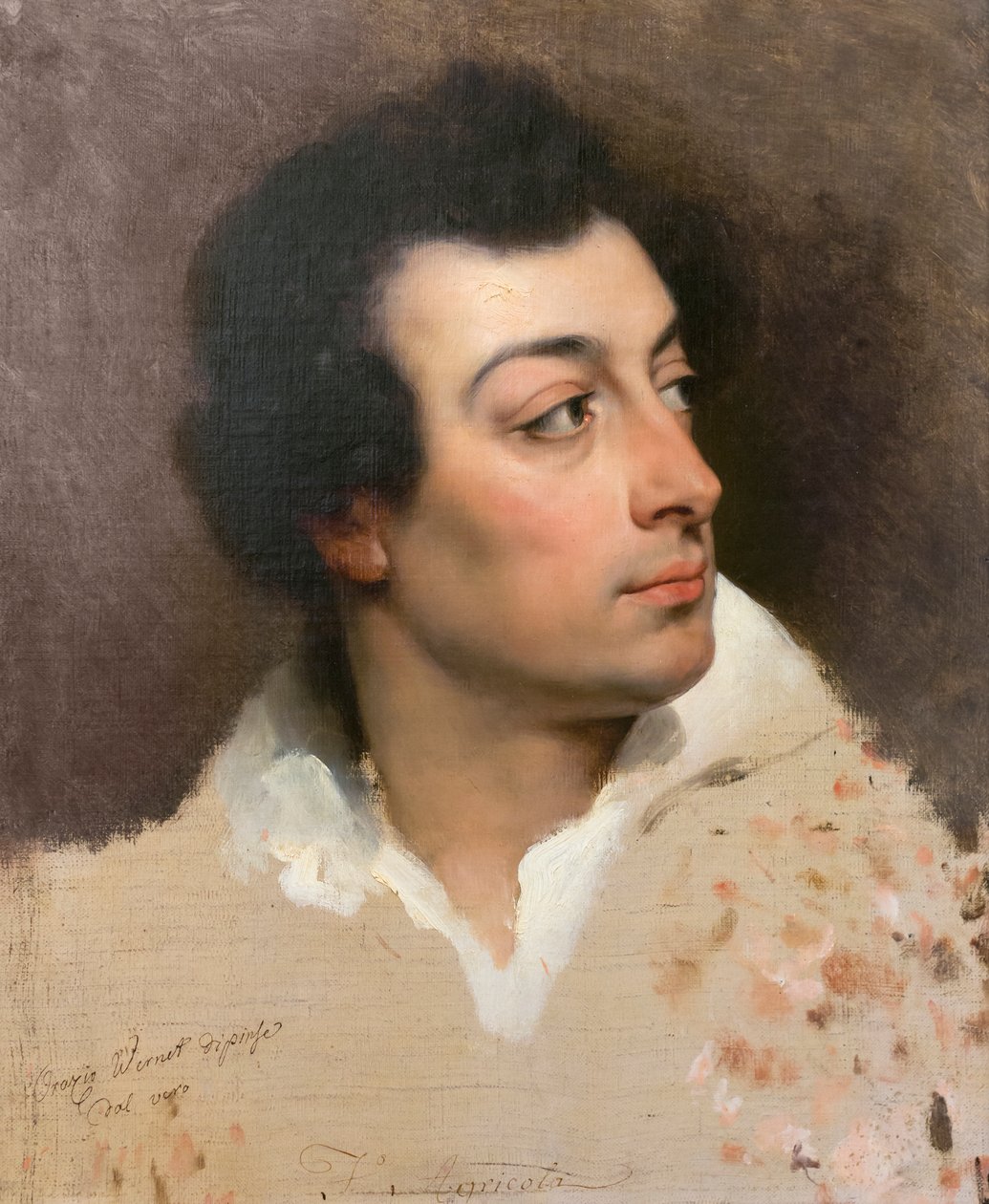 Portret Filippo Agricoli, ok. 1820 (olej na płótnie) autorstwa Emile Jean Horace Vernet