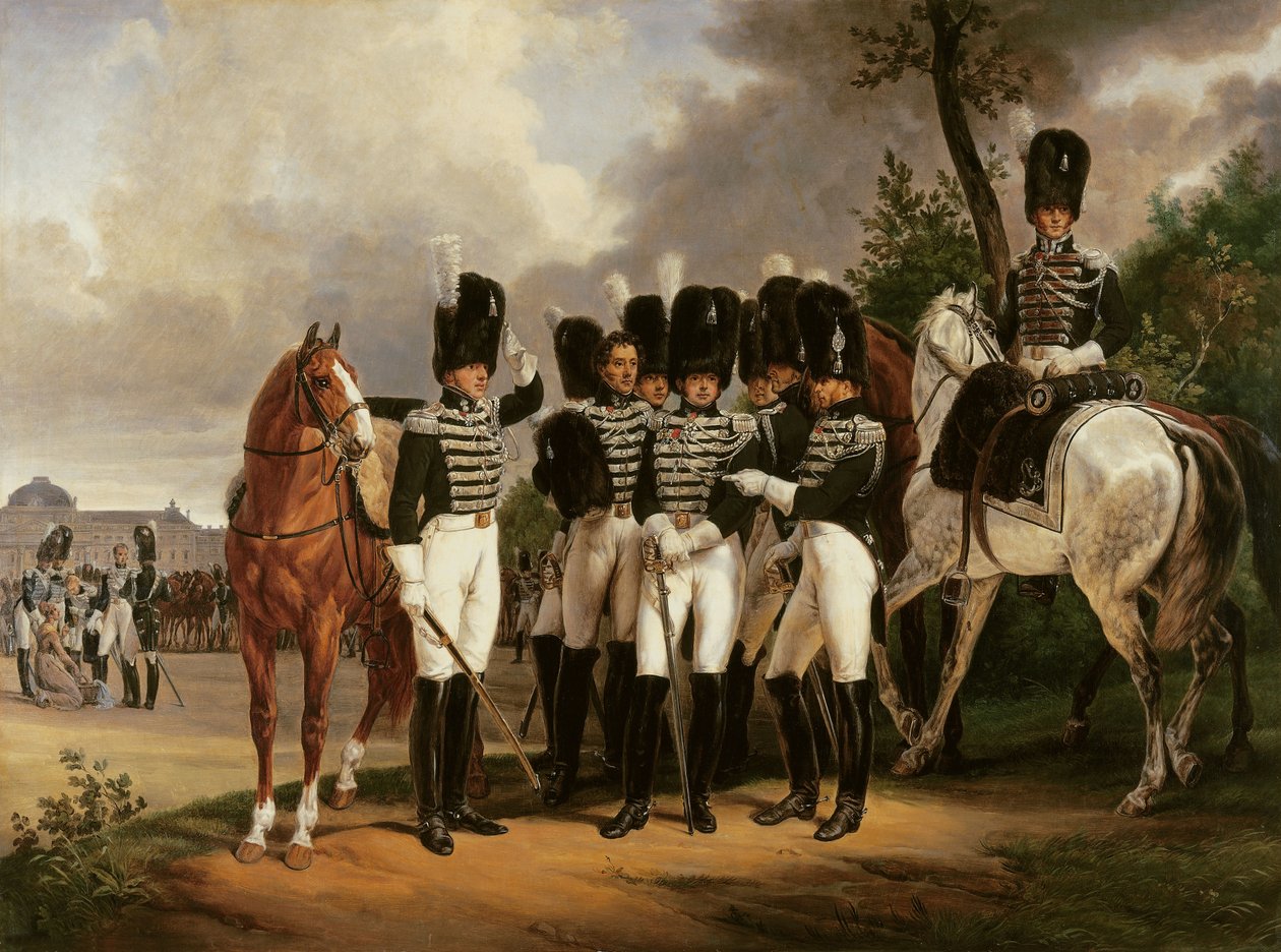 Portret generała markiza de Talhout-Roy, 1818-19 autorstwa Emile Jean Horace Vernet