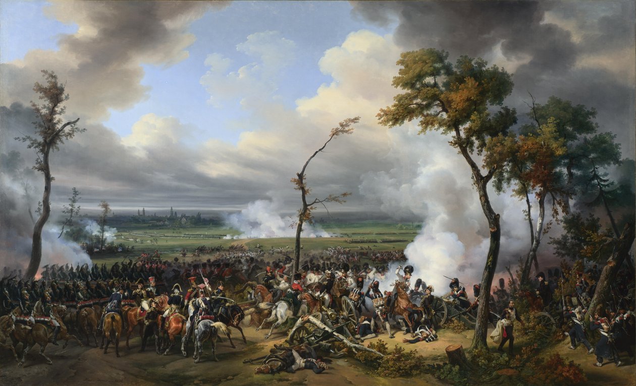 Bitwa pod Hanau, 1813, 1824 autorstwa Emile Jean Horace Vernet